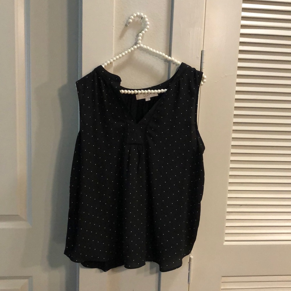 Polka dot blouse